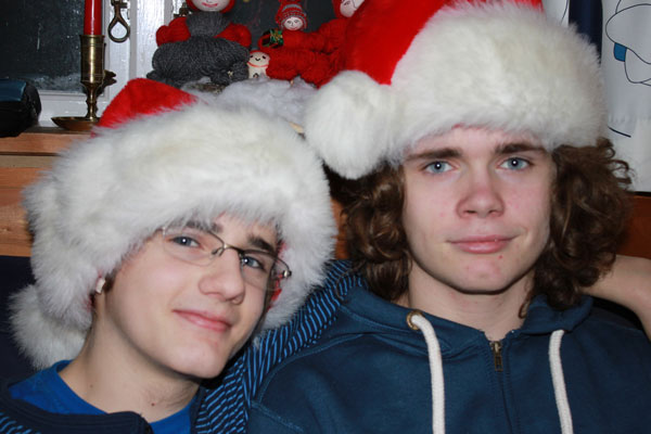 Max och Felix. Foto: Åsa
