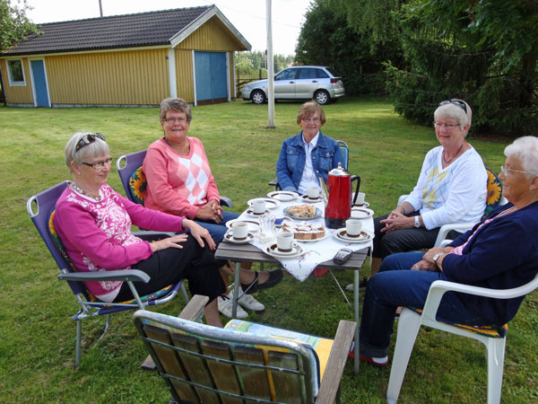 Goda vänner från Linköping besöker oss på Danhäll; 14/ -12