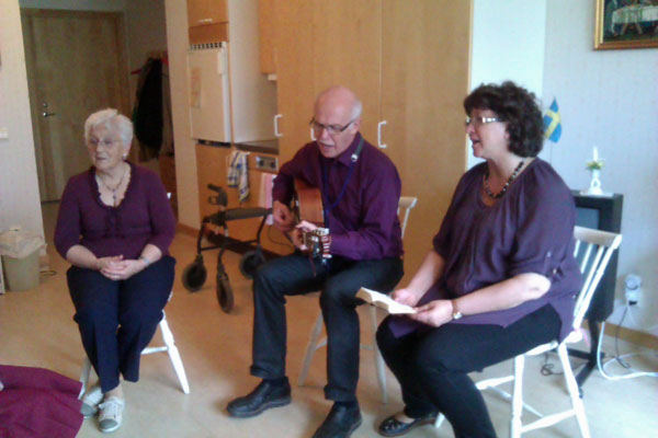 Elsie, Göran & Yvonne Skoog. 28/4 -13