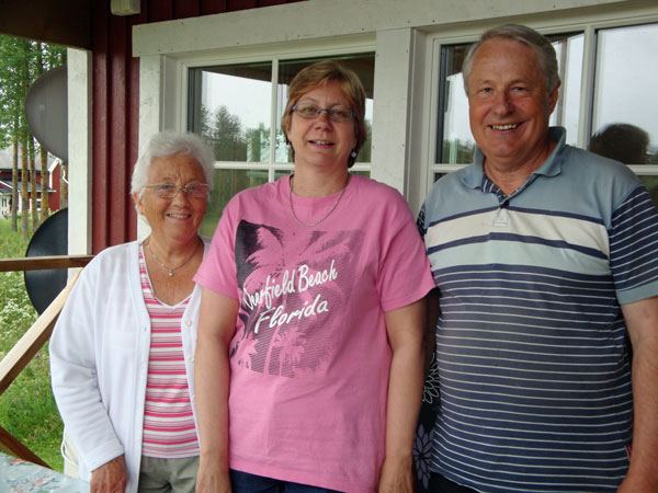 Elsie, Inger Kron (kusin till Elsie) och Karl-Axel Hugosson, Kölsillre