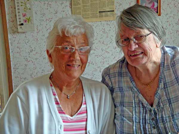 Elsie och Märta Wadin, Gnarp