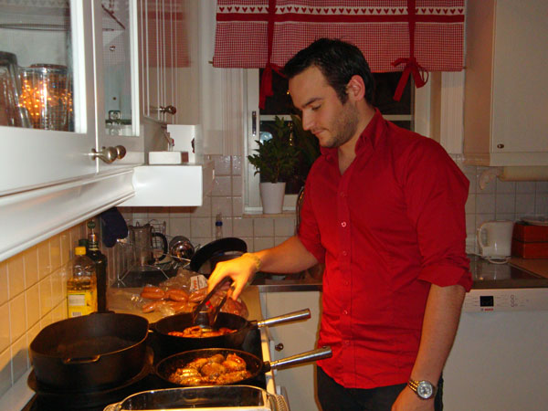 Lukas i köket. 21/12 -13