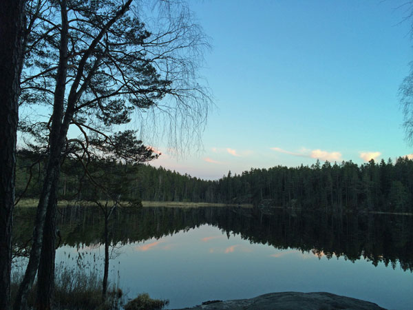 ... runt Bylsjön. 23/3 2014