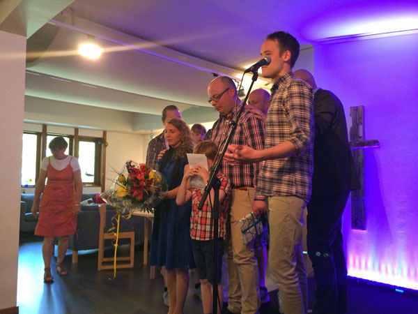Avskedsfest för familjen Röjås ...