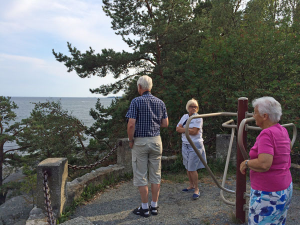 ... fikat åker vi en tur till Strandvägen ...