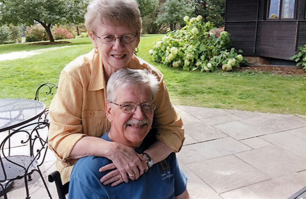 Sandi och Bruce Carlson är släktingar i USA på mor Dagmars sida.