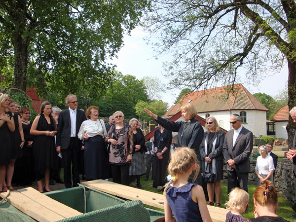 ... en evangelisk ceremoni.