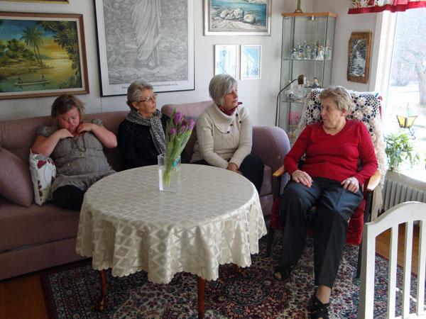 Åsa Johansson, Berith Jansson, Yvonne Österberg, Birgitta.
