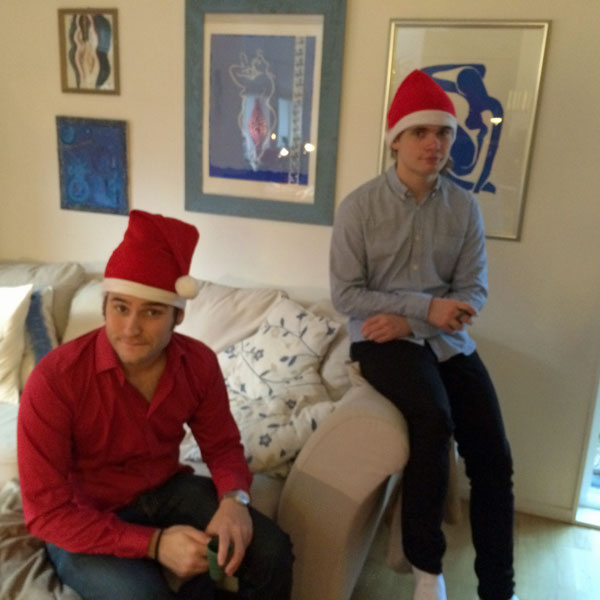 ... Lukas och Felix ...