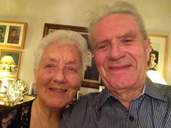... och avslutar året med en selfie.