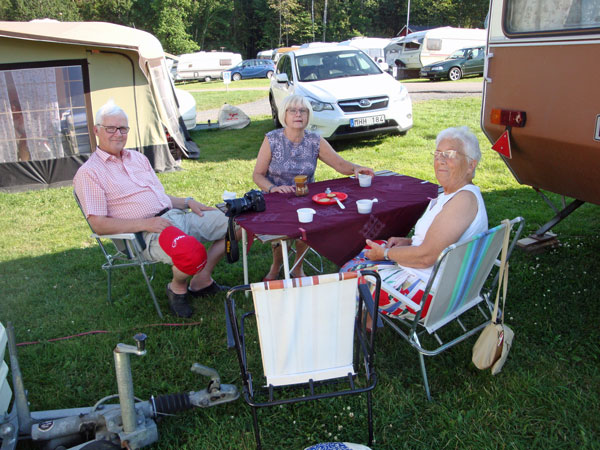 Där träffade vi också vännerna Anders & Inger Berg; 9/7 -14