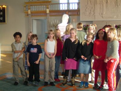 Adam i barnkören, Långaryds kyrka, 31/10 -04