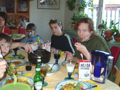 Jonas, Lukas och Sarah, 8/4 -04