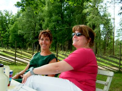 Åsa och Berit, 3/7 -05