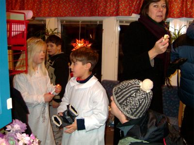 Julfirande på Ragnebergsvägen