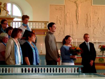 Installation av den nya kanton i Långaryd, 5/9 -04