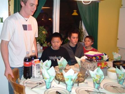 Isak, Anton, Lukas och Jonas, 27/2 -04