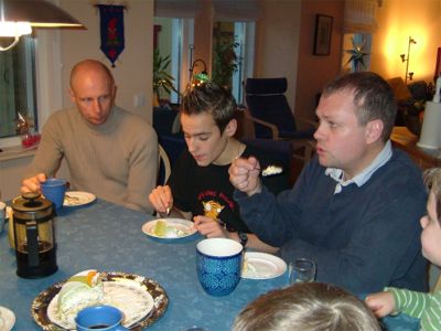 Bengt, Lukas och Mats, 15/1 -05