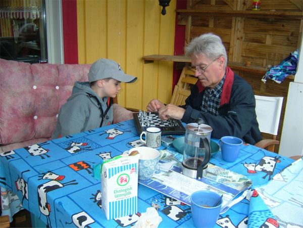 ... med Morfar, 23/5 -06
