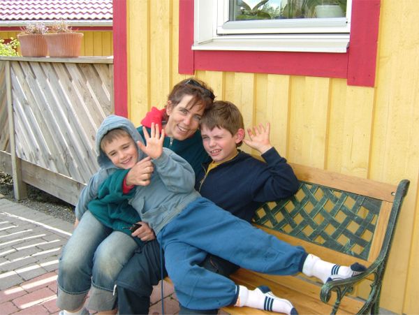 Max, Åsa och Felix, 23/5 -06