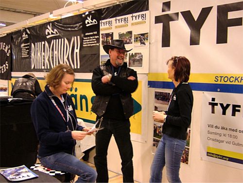 Bikerchurch & TYFRI på MC-mässan i Gustavsberg, 23/3 -06