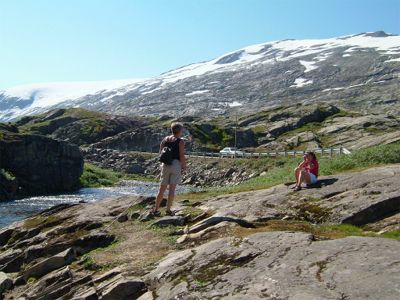 Rast vid fjällbäck, 10/8 -04