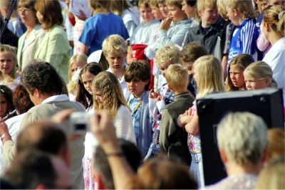 Skolavslutning för Jonas, 15/6 -05