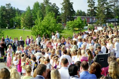 Skolavslutning för Jonas, 15/6 -05