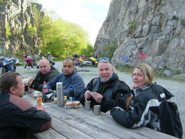 TYFRI MC-tur till Stenbrottet ...