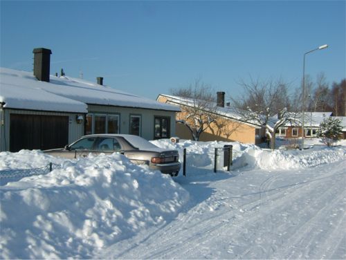 Mycket snö i Vendelsömalm, 7/3 -06