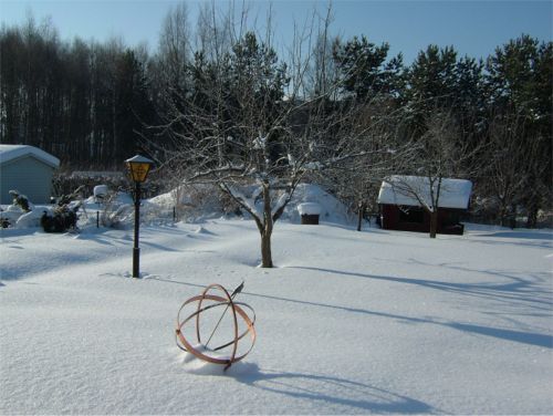 Mycket snö i Vendelsömalm, 7/3 -06
