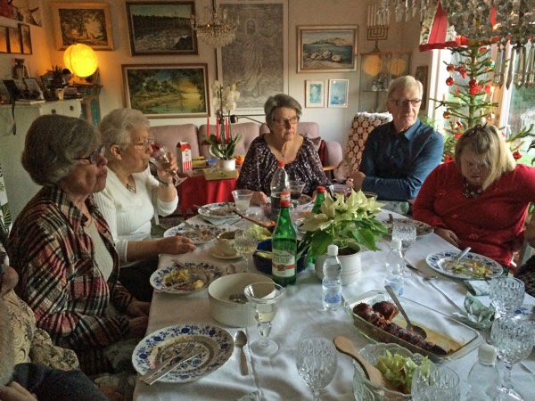 3/1 -15. Middagsgäster: Lillemor, Margaretha, Ken och Åsa.