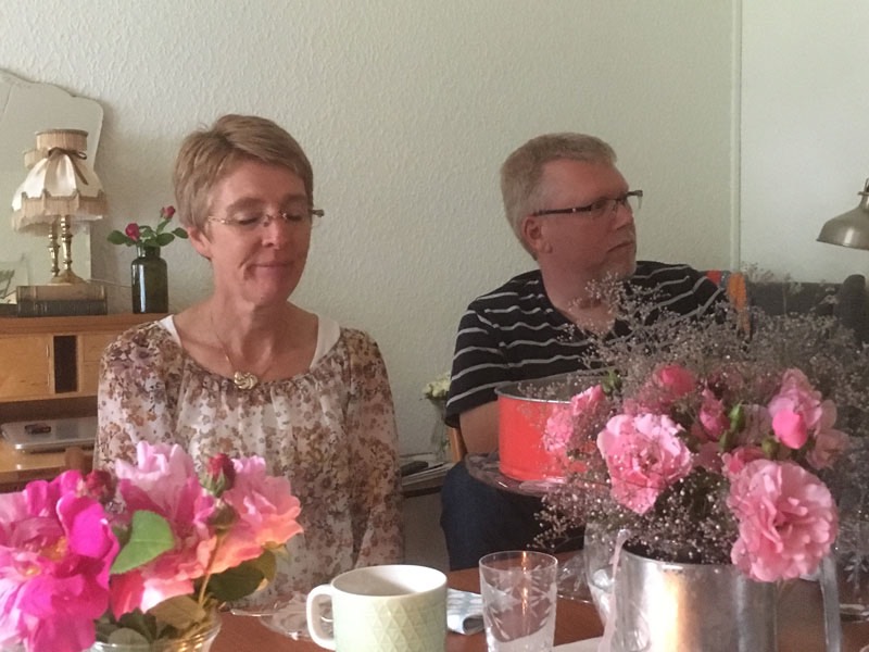 Middag hos familje Achour i Smålandsstenar. Anna & Lennart Andersson.