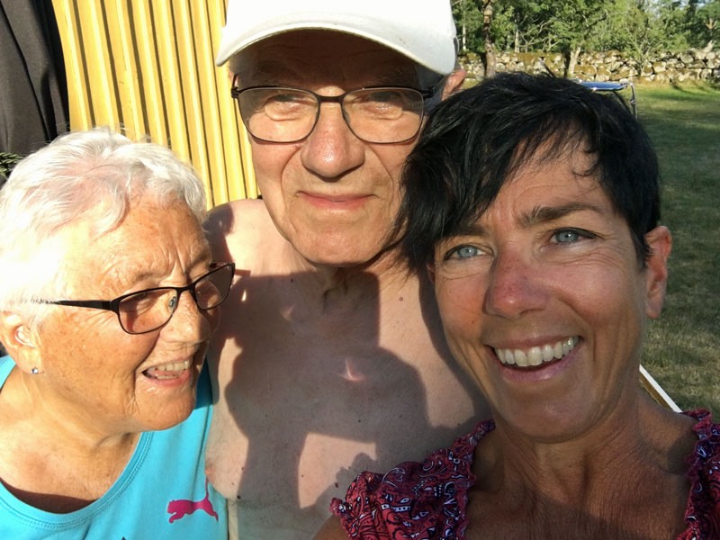 Besök av Åsa på Danhäll den 5 juli 2018.
