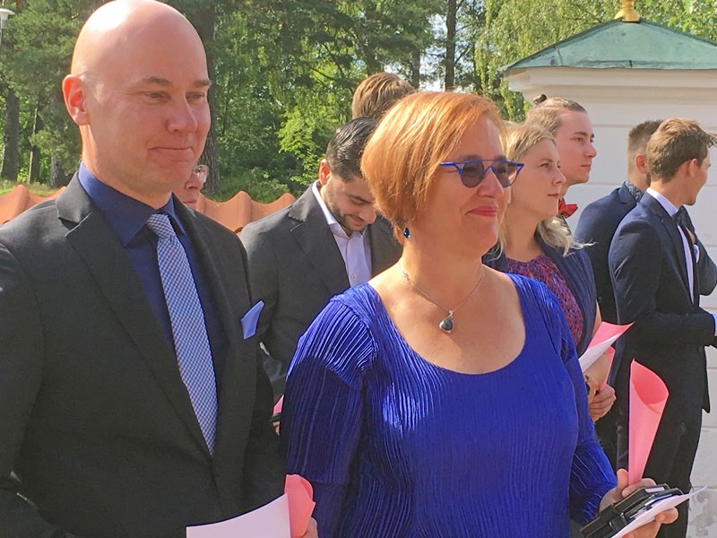 Adams & Viktorias bröllop, Hosjö kyrka, Falun. 15 augusti 2018.
