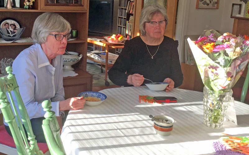 Gäster: Lillemor och Christina, 22 februari 2019.
