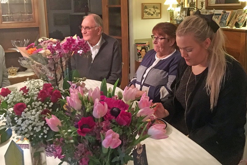Gäster: Nisse Sonja och Lina, 22 februari 2019.