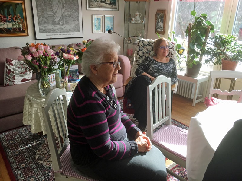 Ytterligare uppvaktningar dagen efter, 23 februari 2019. Marita.