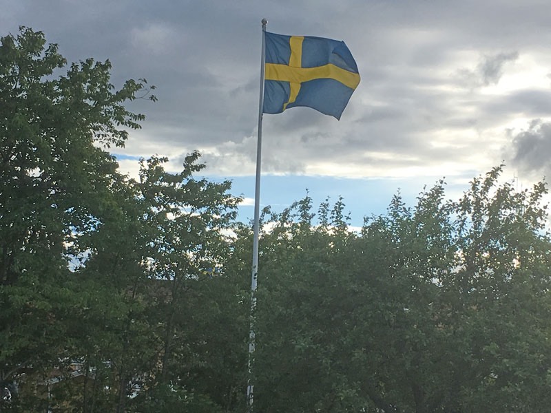 Flaggan i topp, 9 juni 2019.