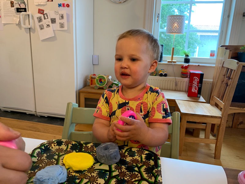 Ida den 5 juli hemma i Vendelsö.